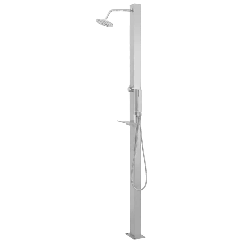 vidaXL Shower Panel | Silver | 201 stainless steel 4