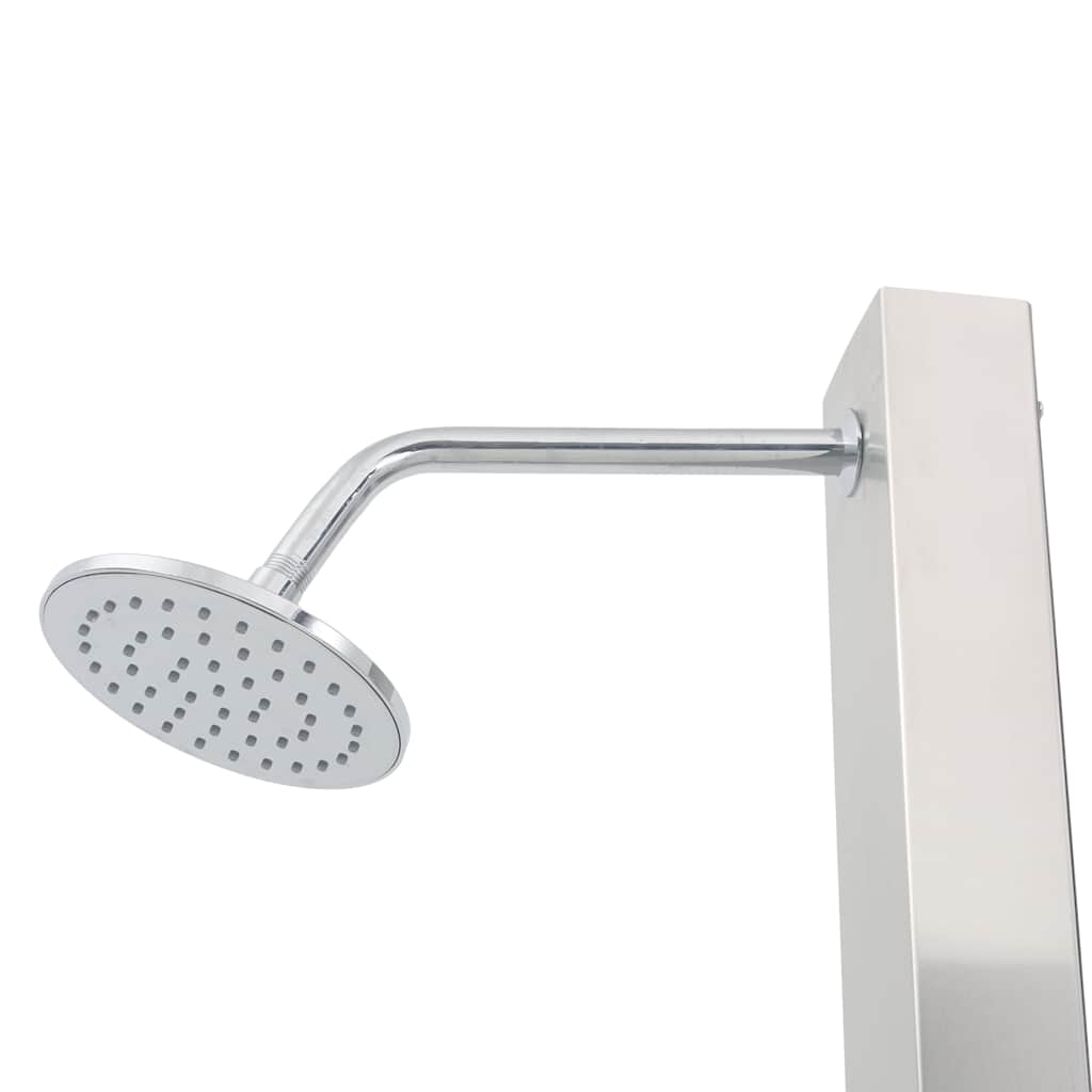 vidaXL Shower Panel | Silver | 201 stainless steel 6