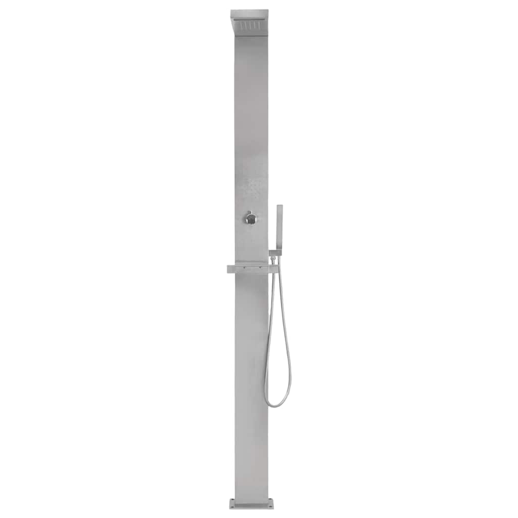 vidaXL Outdoor Shower Stainless Steel Square 5