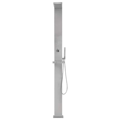 vidaXL Outdoor Shower Stainless Steel Square 5