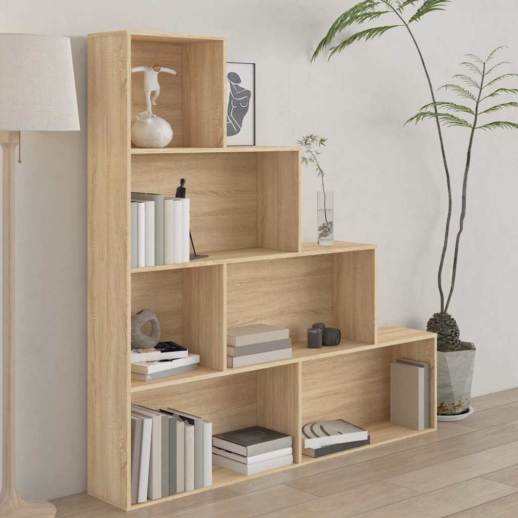 Book Cabinet 155x24x160 cm Sonoma oak
