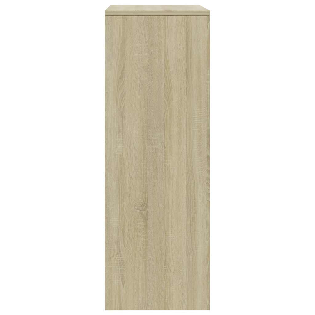 Sideboard with 6 Drawers 50x34x96 cm Engineered Wood Sonoma oak