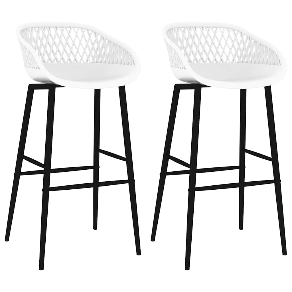 Bar Chairs Grey White and black 2