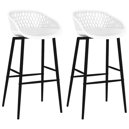 Bar Chairs Grey White and black 2