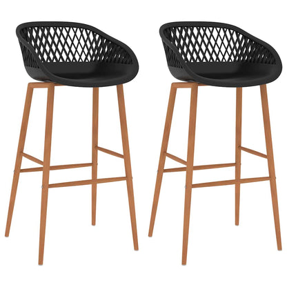 Bar Chairs Grey Black and brown 2