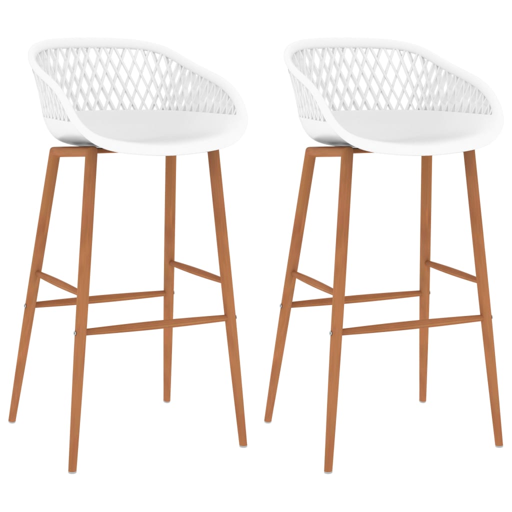 Bar Chairs Grey White and brown 2
