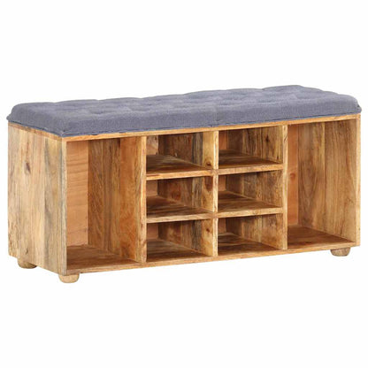vidaXL Hall Bench 100x35x47 cm Solid Mango Wood 1