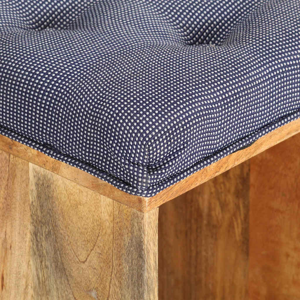vidaXL Hall Bench 100x35x47 cm Solid Mango Wood 4