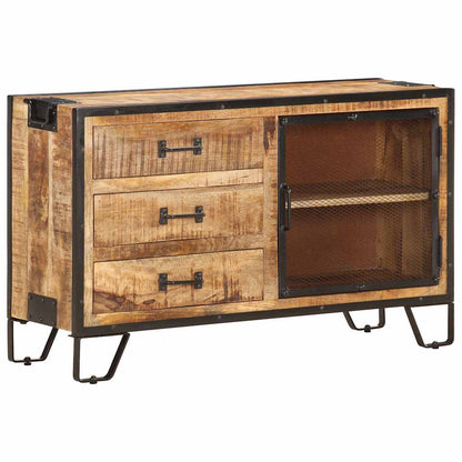 285894 vidaXL Sideboard 100x31x60 cm Solid Rough Mango Wood 6