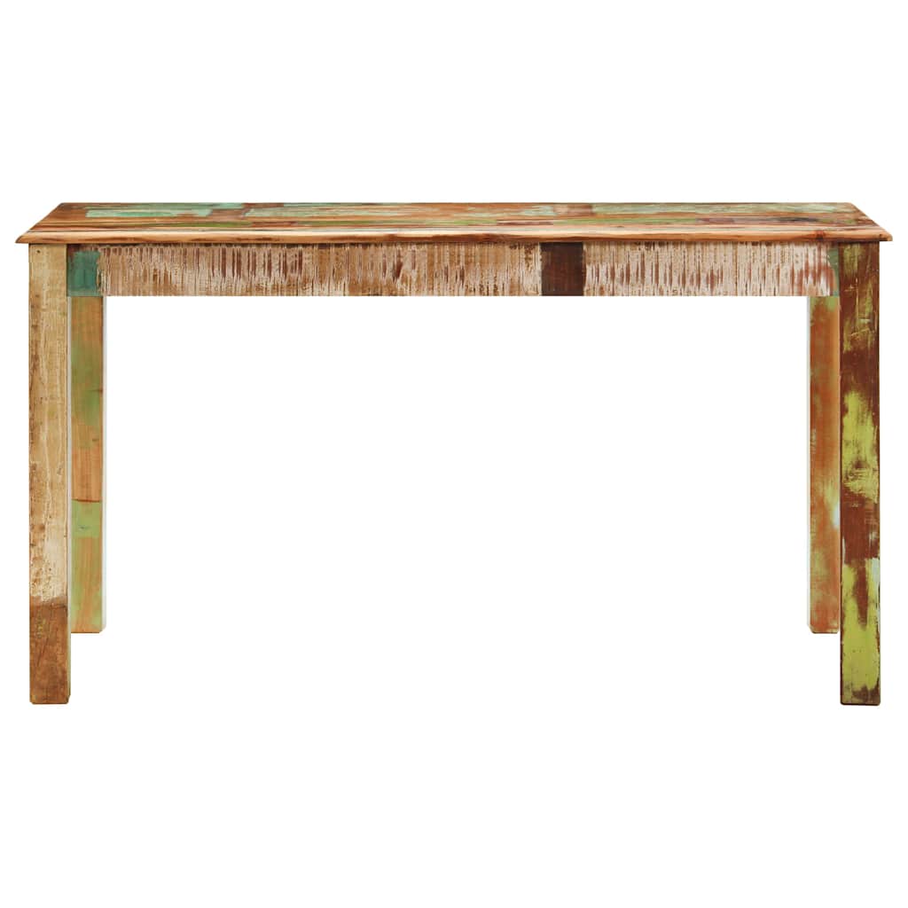 Dining Table Solid Reclaimed Wood 140 cm 70 cm