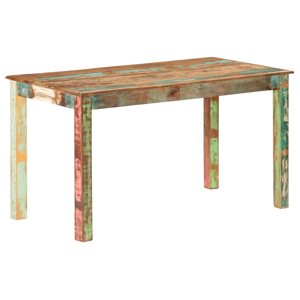 Dining Table Solid Reclaimed Wood 140 cm 70 cm
