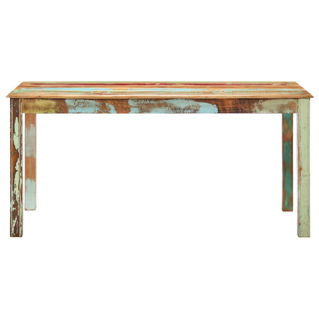285931 vidaXL Dining Table Solid Reclaimed Wood 160x80x76 cm 2