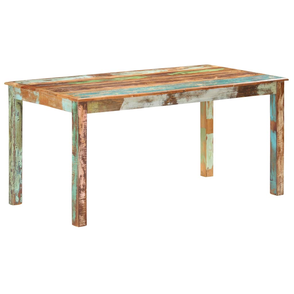 285931 vidaXL Dining Table Solid Reclaimed Wood 160x80x76 cm 5