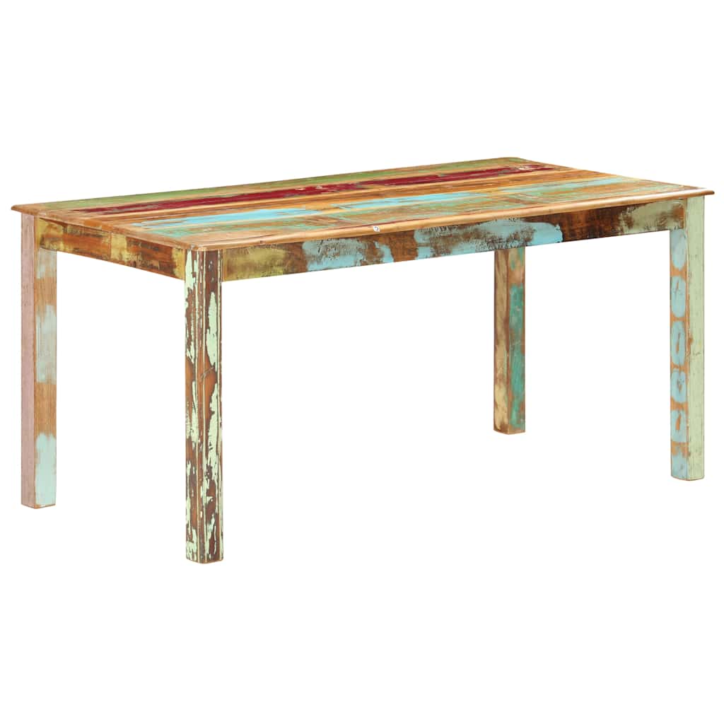 285931 vidaXL Dining Table Solid Reclaimed Wood 160x80x76 cm 6