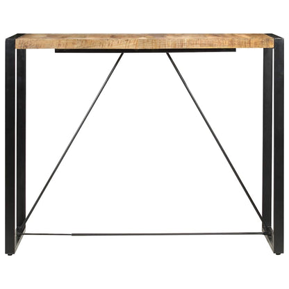 Bar Table Solid Wood Reclaimed Light brown 140 cm 70 cm