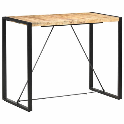 Bar Table Solid Wood Reclaimed Light brown 140 cm 70 cm