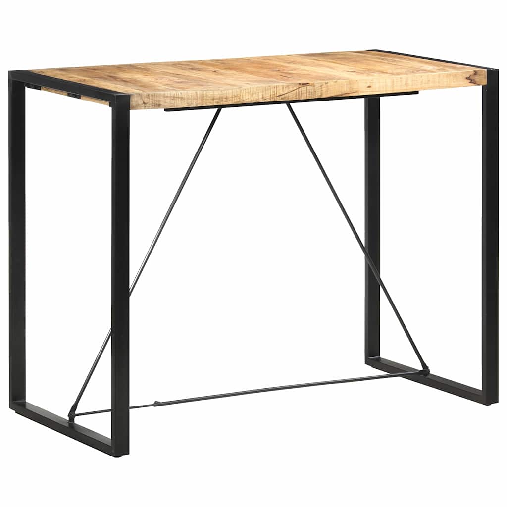 Bar Table Solid Wood Reclaimed Light brown 140 cm 70 cm