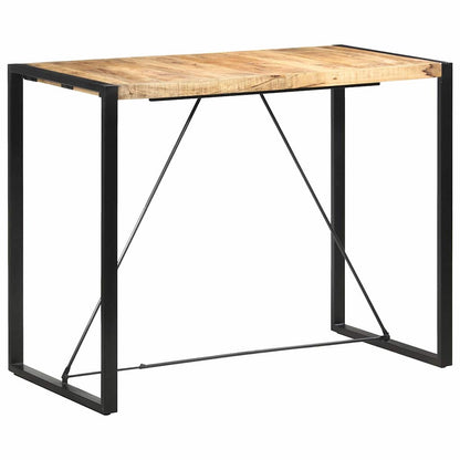 Bar Table Solid Wood Reclaimed Light brown 140 cm 70 cm