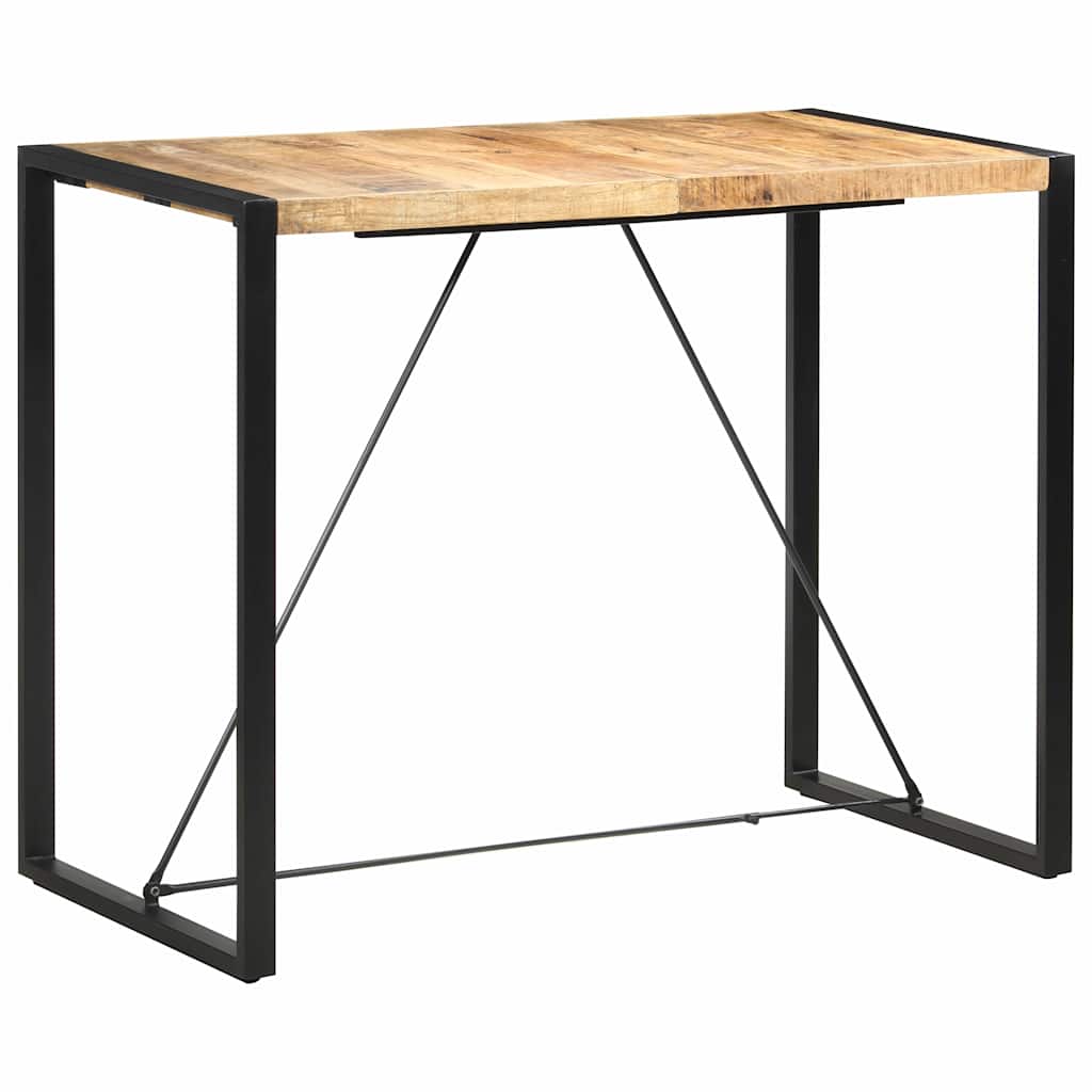Bar Table Solid Wood Reclaimed Light brown 140 cm 70 cm