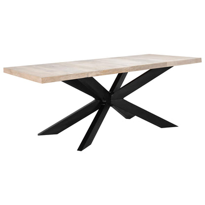 Dining Table 180x90x76 cm Solid Reclaimed Wood White