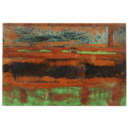 Rectangular Table Top Solid Reclaimed Wood 60 x 90 cm 15-16 mm