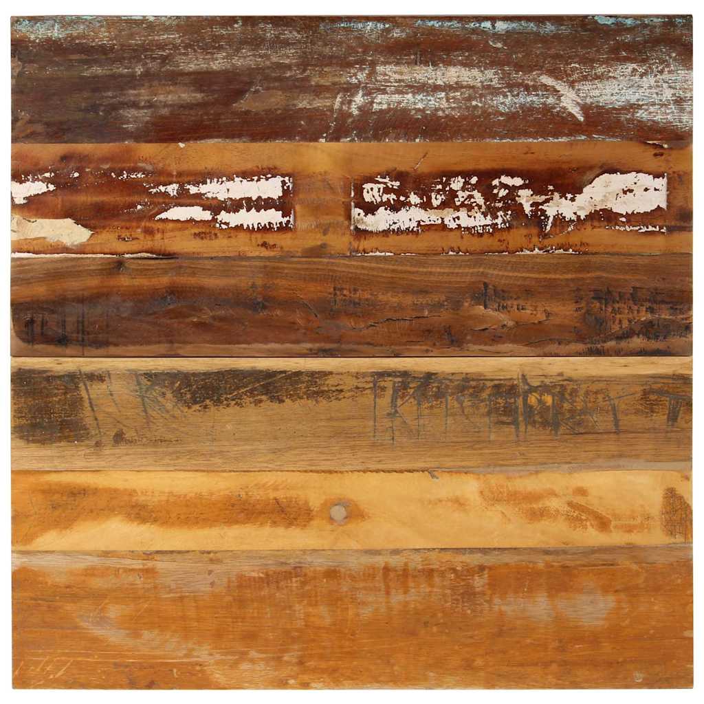 Rectangular Table Top Solid Reclaimed Wood 70 x 70 cm 15-16 mm