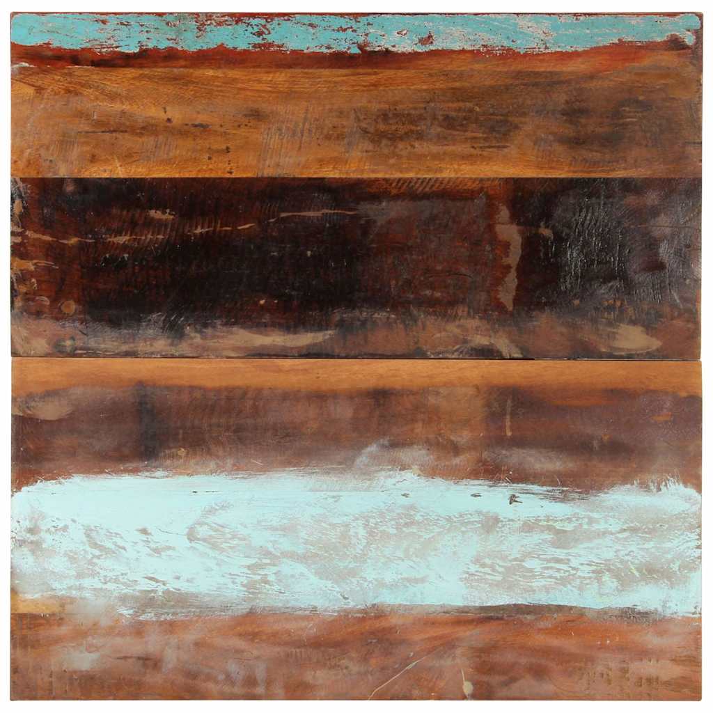 Rectangular Table Top Solid Reclaimed Wood 80 x 80 cm 25-27 mm