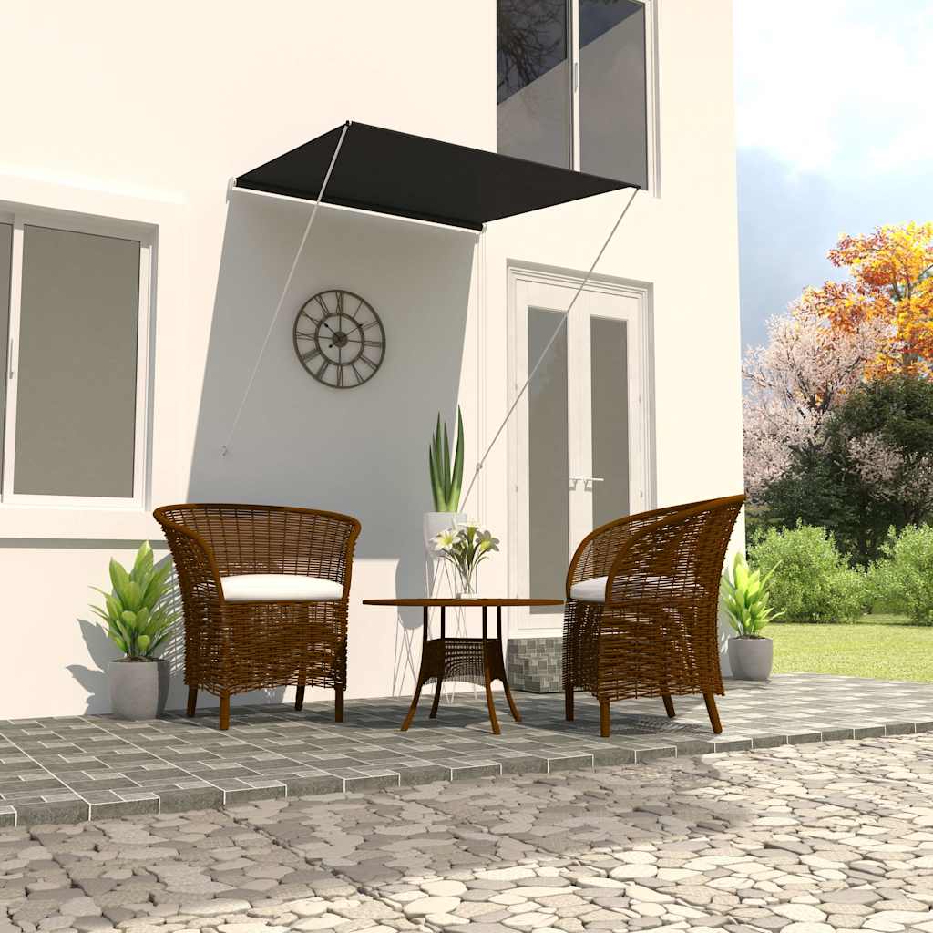 Retractable Awning 100 x 150 cm Anthracite