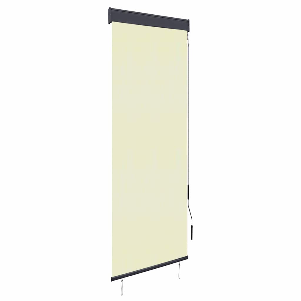 Outdoor Roller Blind 60 x 250 cm Cream