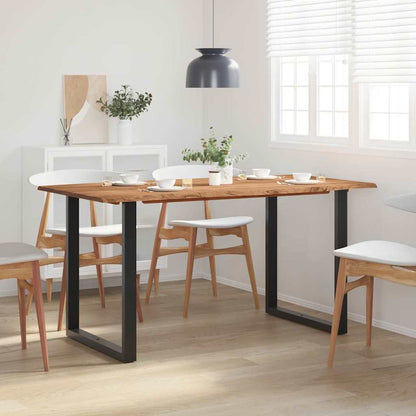 vidaXL Dining Table Solid Acacia Wood