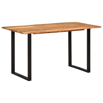 vidaXL Dining Table Solid Acacia Wood