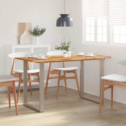 vidaXL Dining Table Solid Acacia Wood