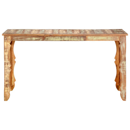 Dining Table Solid Reclaimed Wood 140 cm 70 cm