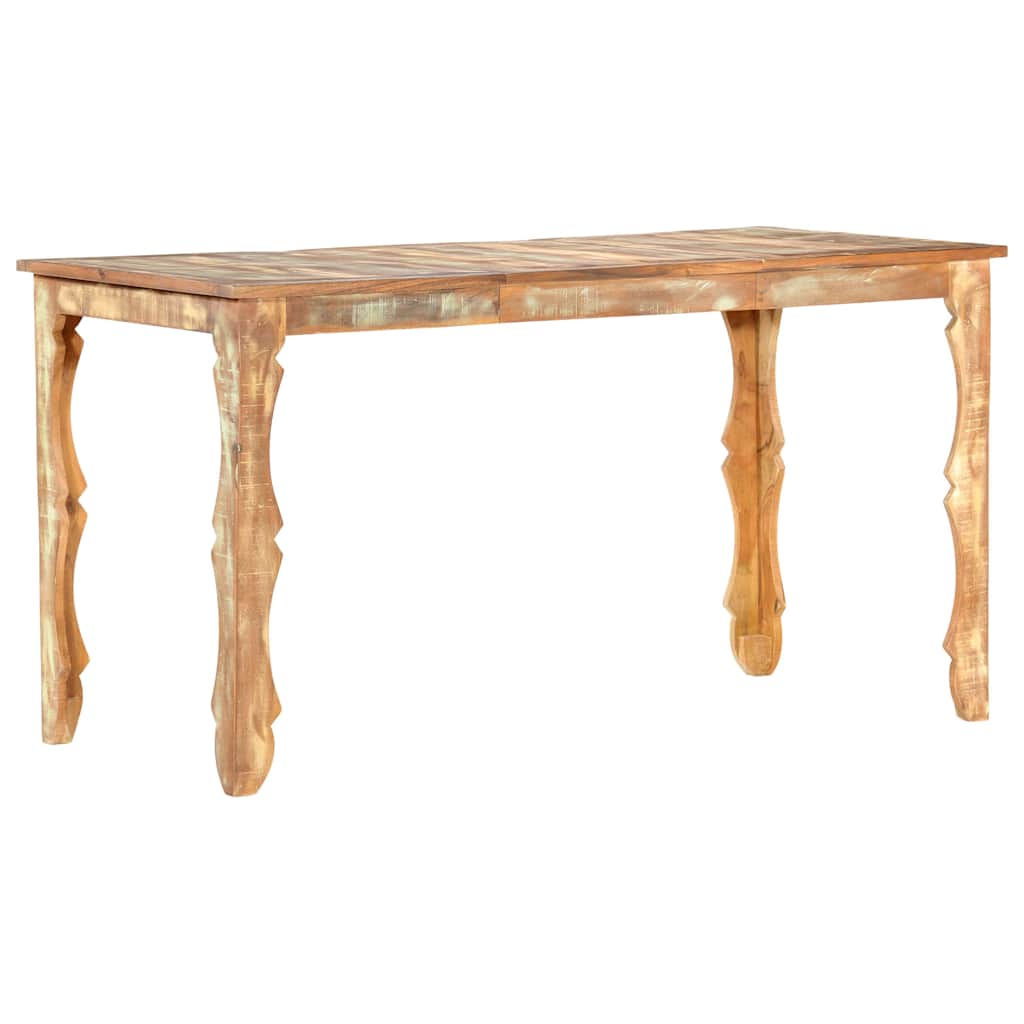 Dining Table Solid Reclaimed Wood 140 cm 70 cm