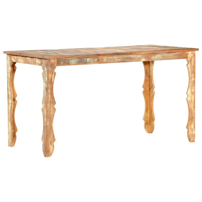 Dining Table Solid Reclaimed Wood 140 cm 70 cm