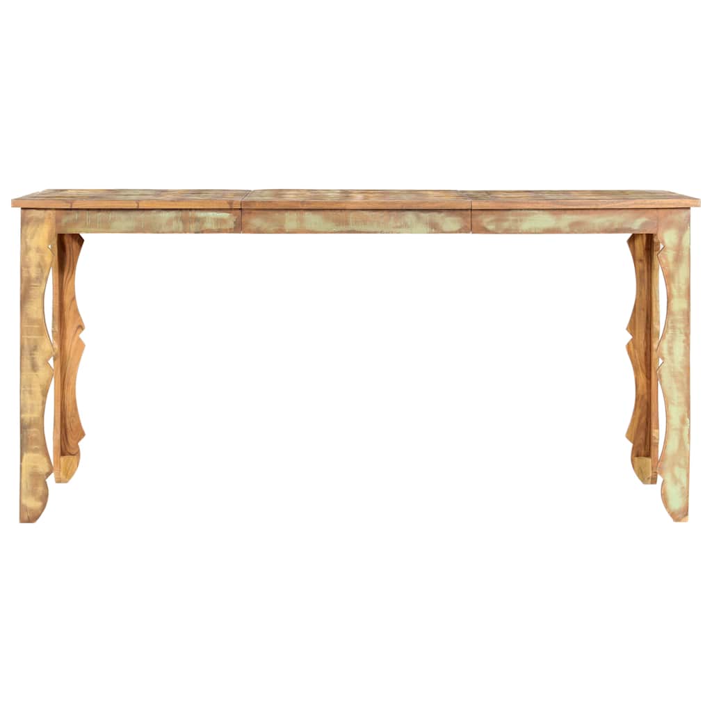 286490 vidaXL Dining Table 160x80x76 cm Solid Reclaimed Wood 2