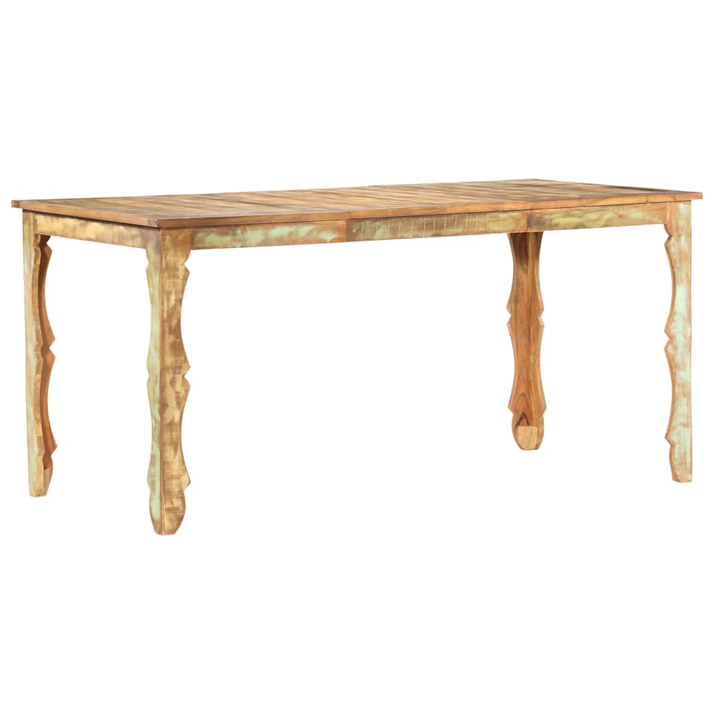 286490 vidaXL Dining Table 160x80x76 cm Solid Reclaimed Wood 5