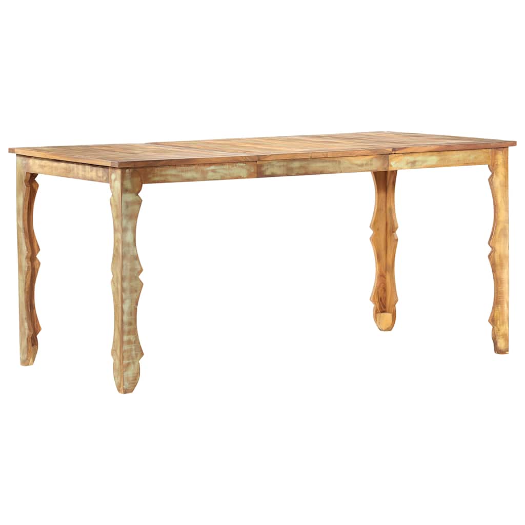 286490 vidaXL Dining Table 160x80x76 cm Solid Reclaimed Wood 6