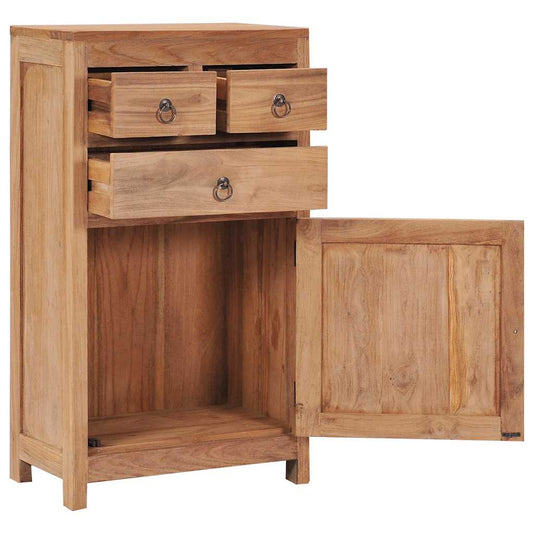 vidaXL Sideboard 50x30x90 cm Solid Teak Wood 2