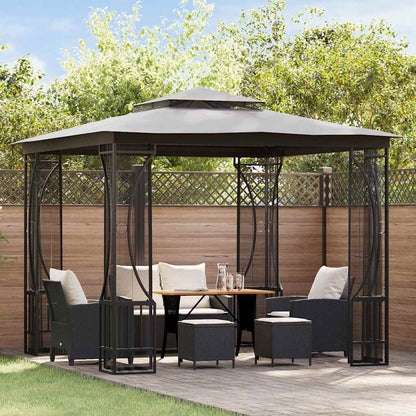 vidaXL Gazebo with Nets