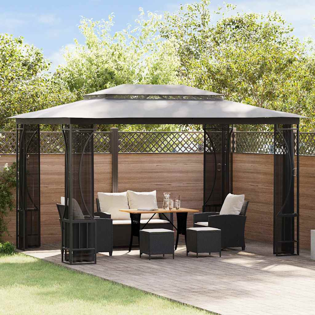 vidaXL Gazebo with Nets