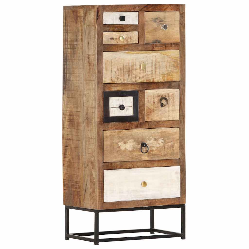 286508 vidaXL Drawer Cabinet 45x30x105 cm Solid Reclaimed Wood 4