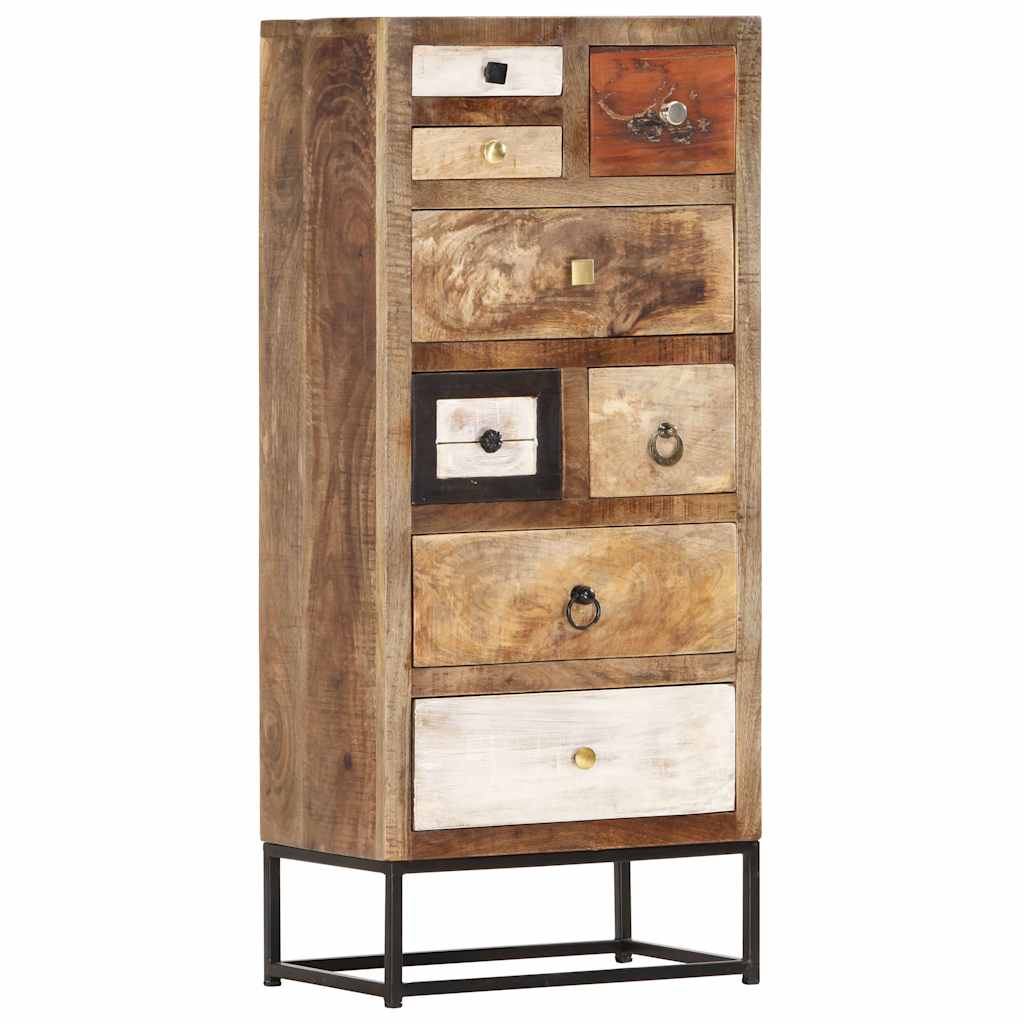 286508 vidaXL Drawer Cabinet 45x30x105 cm Solid Reclaimed Wood 5