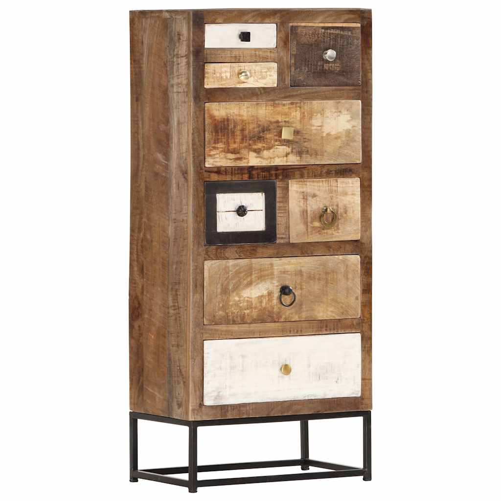 286508 vidaXL Drawer Cabinet 45x30x105 cm Solid Reclaimed Wood 6