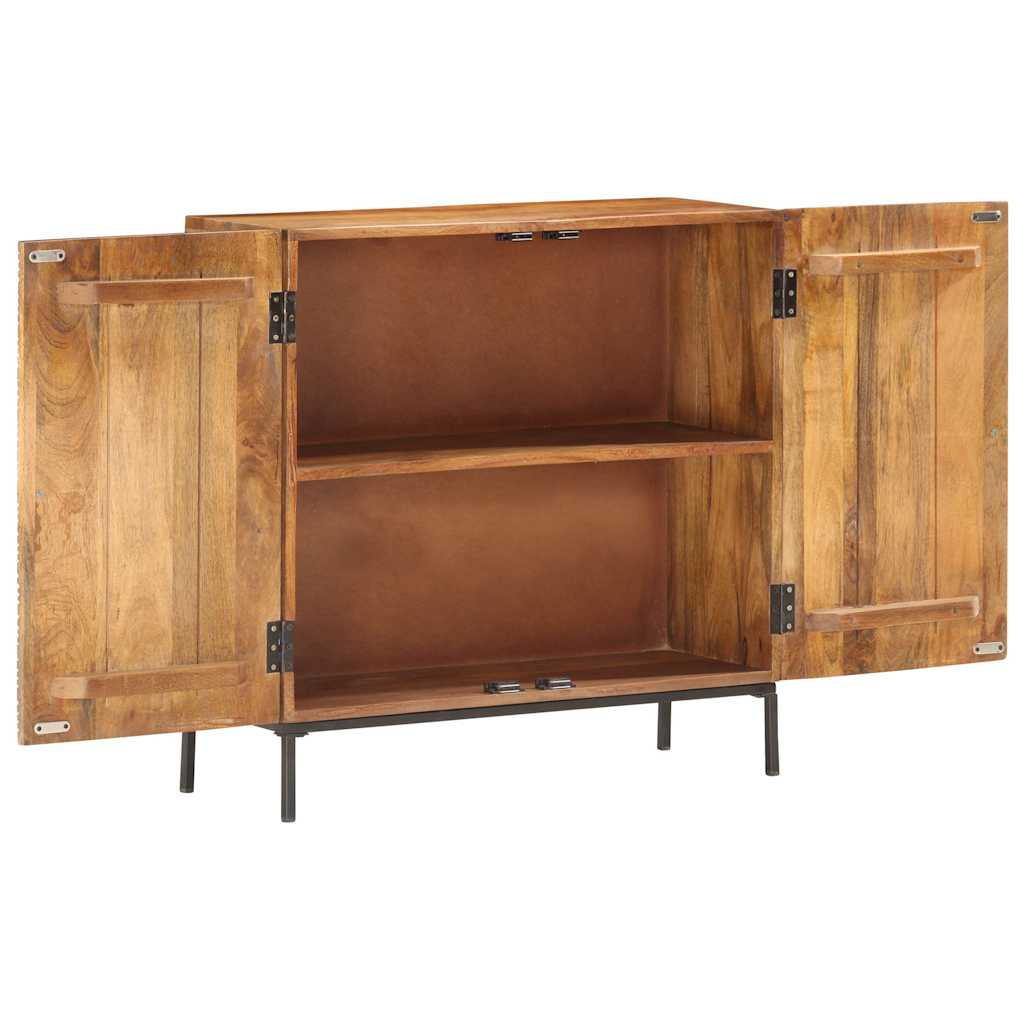 286558 vidaXL Sideboard 75x30x75 cm Solid Mango Wood 3