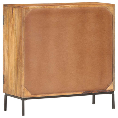 286558 vidaXL Sideboard 75x30x75 cm Solid Mango Wood 4