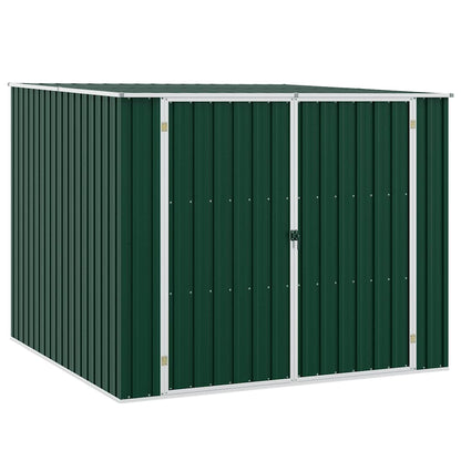 46253 vidaXL Garden Shed Green 195x198x159 cm Galvanised Steel 2