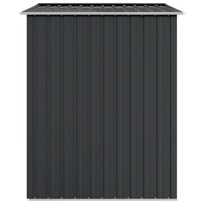 vidaXL Garden Shed Anthracite 205x129x183 cm Galvanised Steel 5
