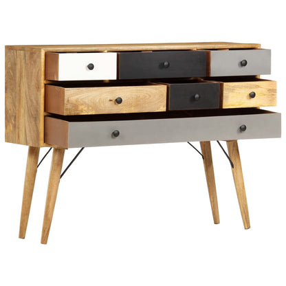 vidaXL Sideboard | Multicolour | Solid Mango Wood | Medium | Sideboard 2