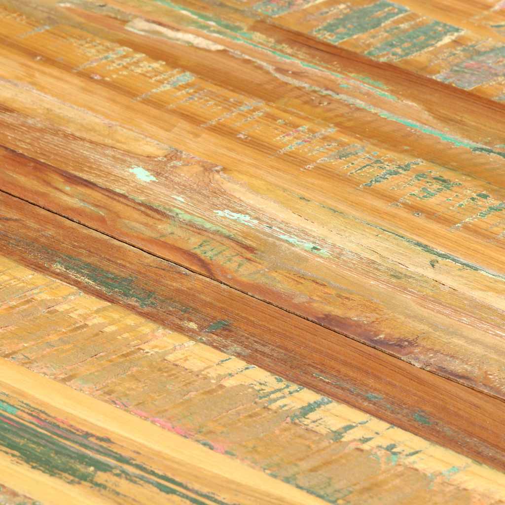 vidaXL Dining Table 160x80x75 cm Solid Reclaimed Wood 6